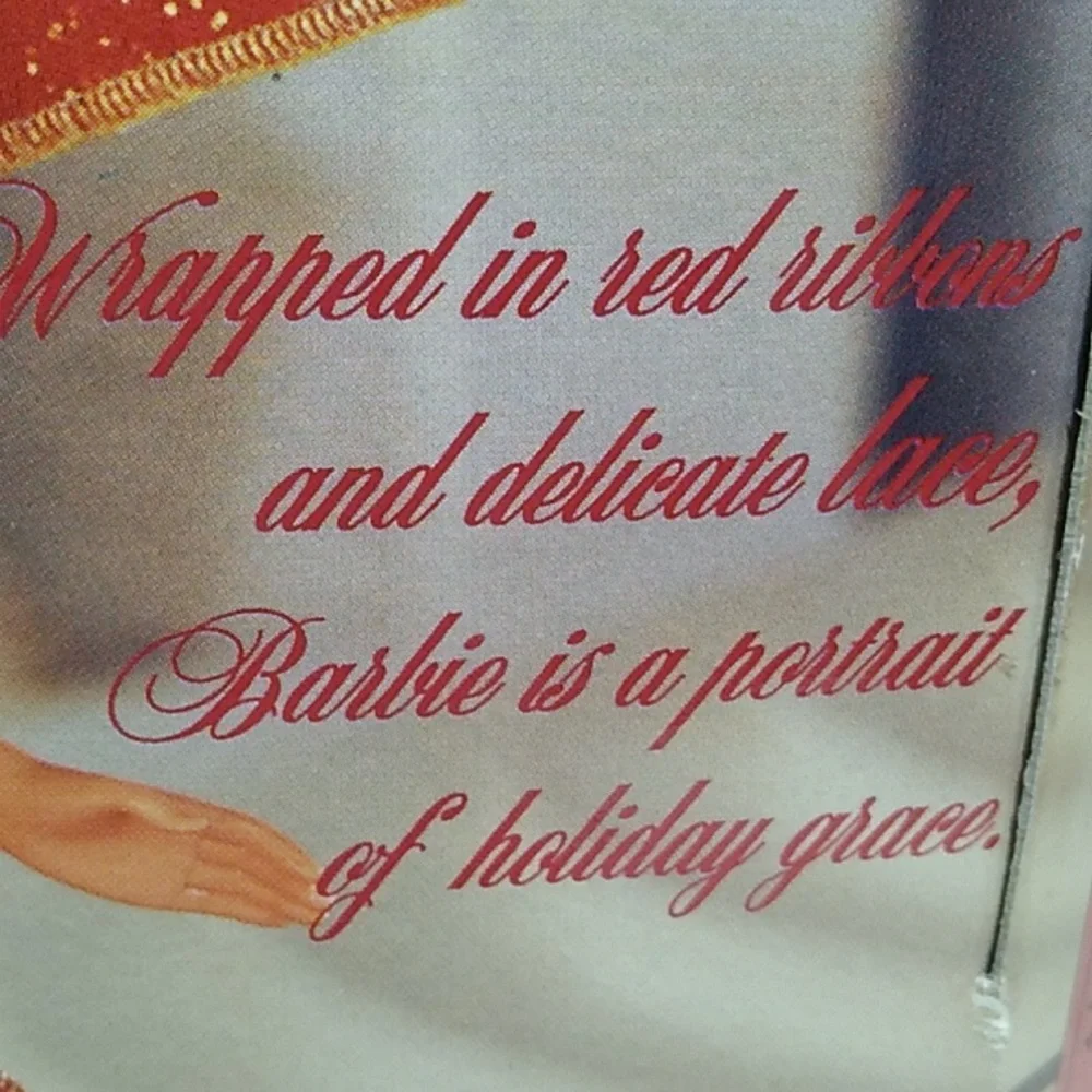 SALE! Mattel Vintage 1997 Happy Holidays Barbie Collectors Item W/Stand (B-6) - Picture 11 of 15